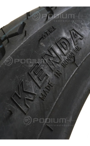 Par Pneu Moto 80/100-18 + 100/80-18 Kenda Thorax Com Camara