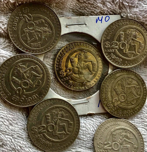 Moneda $20 Mexico 1982 Espejo Proof Mexico No Confundir !!
