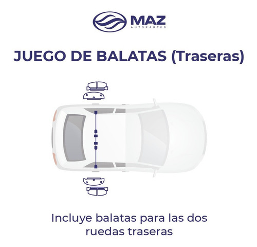 Balatas Traseras Audi A1 Ego 2011-2018 Brembo