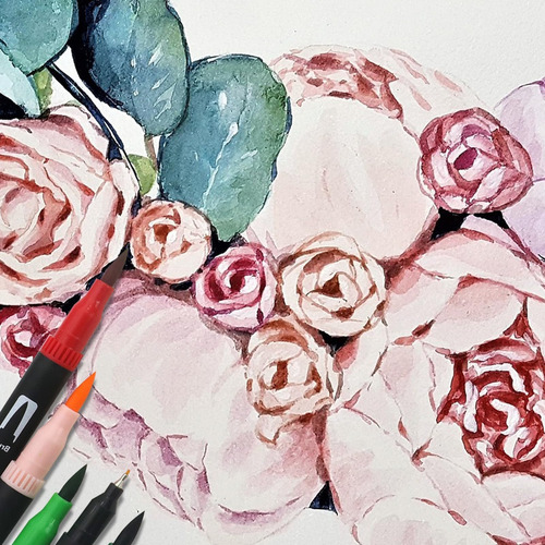 Marcadores Artecho Pa Tip, 120 Colores, Rotuladores Dobles