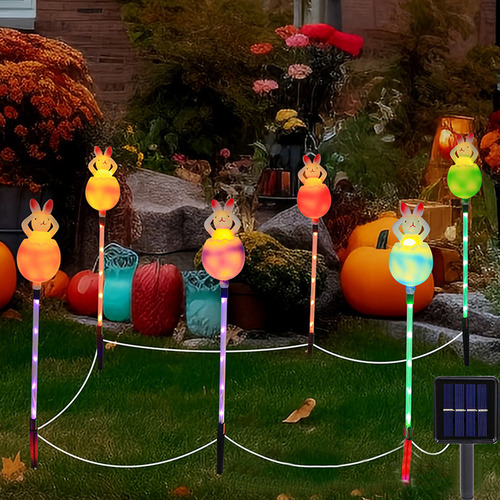 Luces Solares Led De Pascua Clásicas De Pascua Con Forma De