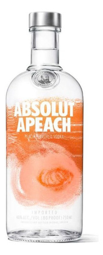 Vodka Destilada Saborizada Apeach Absolut Garrafa 750ml