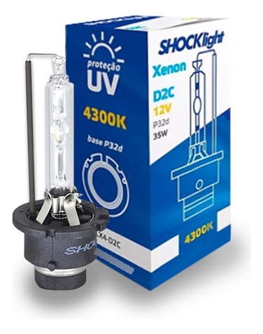 Lampada Xenôn Shocklight D4s 35w 4300k 1600 Lumens 12v
