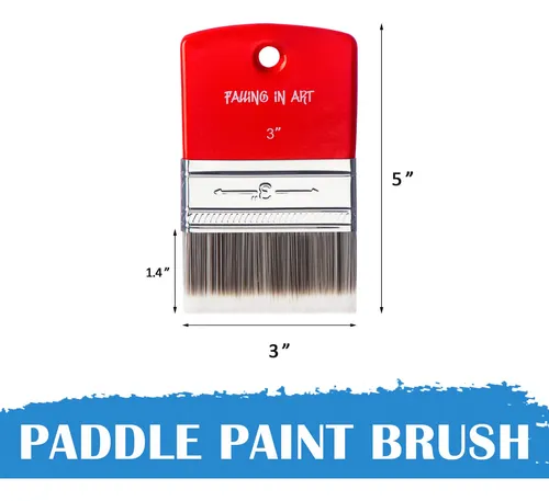 Falling In Art Pincel Plano De Paleta Para Pintura Al Oleo Y