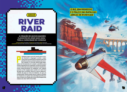 Bookzine OLD!Gamer - Volume 11: River Raid, de Editora Europa. Editorial Editora Europa Ltda., capa mole em português, 2022