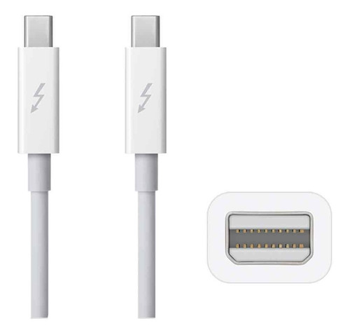 Cable Apple Thunderbolt (2,0 M) - Blanco Original En Caja 