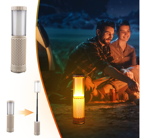 Luz Led Para Acampar Tipo C De W, Recargable, Para Exteriore