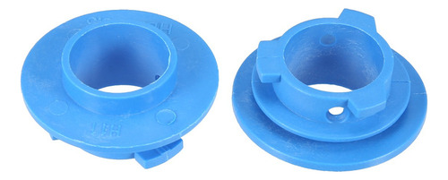 2 Zócalos De Bombillas De Faros Led H11 Universal Azul Auto