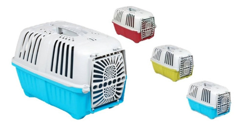Imagen 3 de 6 de Transportadora Para Mascotas Pratiko Plástico Cancat Pet