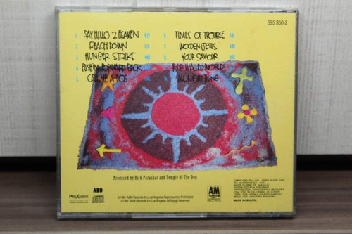 Cd Temple Of The Dog - Say Hello 2 Heaven (Usado)