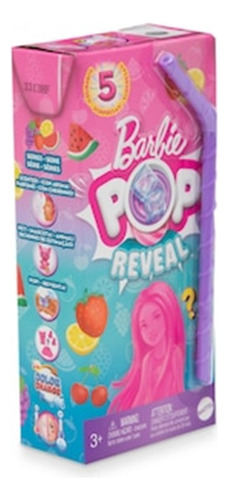 Barbie Chelsea Pop Reveal 5 Sorpresas Muñeca Frutas Mattel