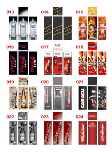 Imagem 3 de 9 de Adesivo Envelopamento Geladeira Kombi Whisky Cerveja Outros