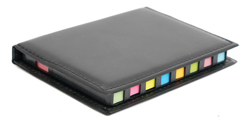 200 Estuches Con Notas Y Banderas Adhesivas Incluye Pluma Color Negro