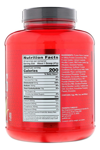 Proteina Bsn Syntha-6 5 Libras Sabor Vainilla Ice Cream