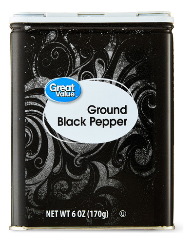 Great Value Pimienta Negra Molida 170g | Cocina Con Sabor