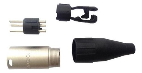 Kit 20 Conector Xlr De Linha Macho Santo Angelo Sa2x