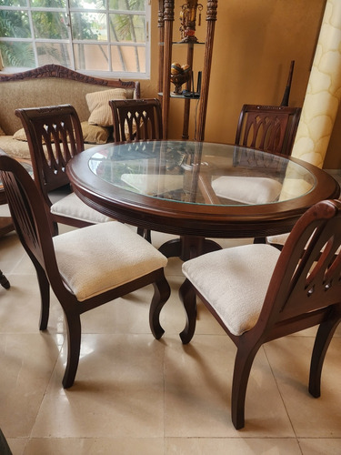 Imagen 4 de 5 de Comedor Caoba 6 Sillas