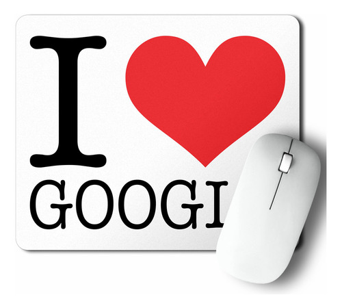 Mouse Pad I Love Google (d0803 Boleto.store)