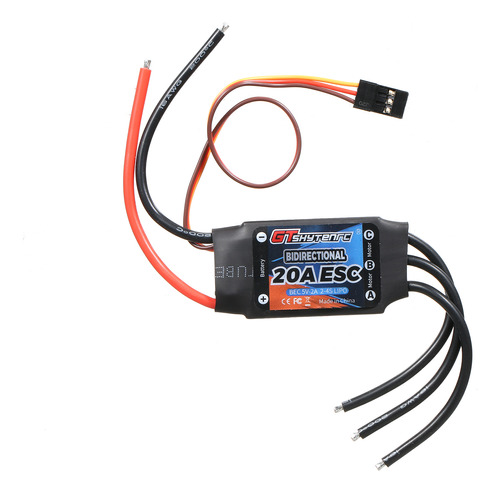 Controle Remoto Bidirecional 20a Esc Esc Gtskytenrc Sem Esco