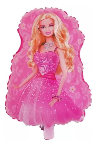 Globo Xl Metal Figura Barbie Elegir Diseño - Glovers