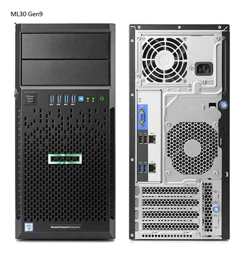 Servidor Hp Proliant Ml30 Gen9, Intel Xeon E3-1220 V6 3.0ghz