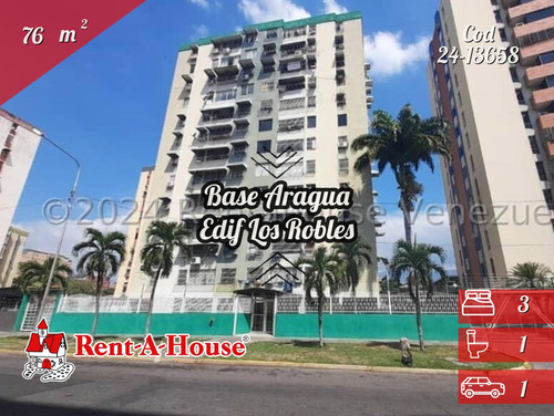 Apartamento En Venta Base Aragua Edif Roble 24-13658 Jja