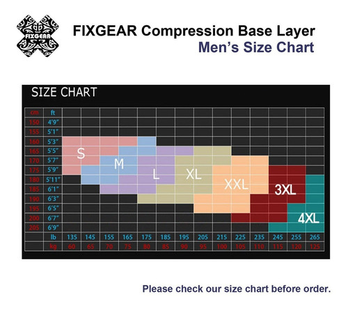 Imagen 4 de 4 de Calza Compresion Larga Fixgear Fpl-79