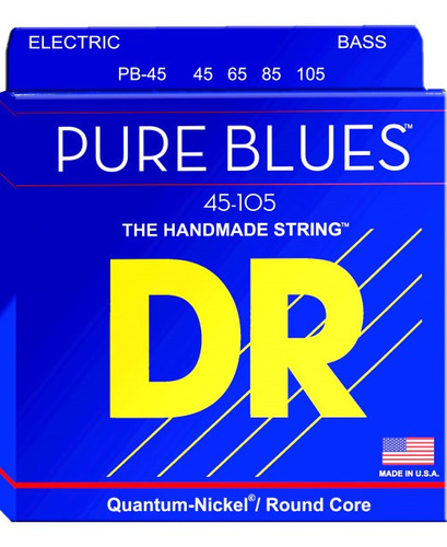 Cuerdas Bajo Dr Pb-45-105 Modelo Pure Blues Medium