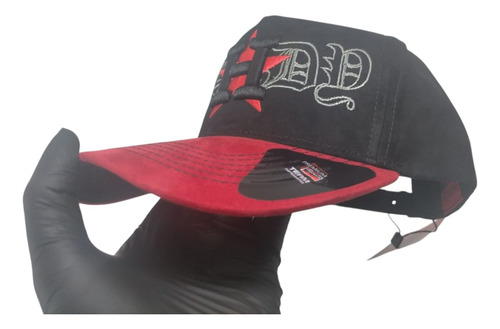 Gorra Snapback Gamuza Bordada Curva Ajustable Premium Fg Cap Houston Dandy Ajustable