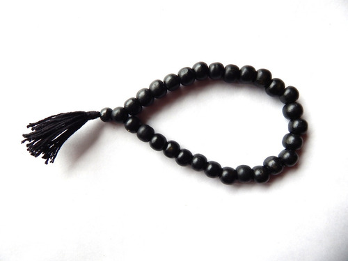 Pulsera Hombre Yapa Mala Rosario Hindú 27c.madera-meditacion