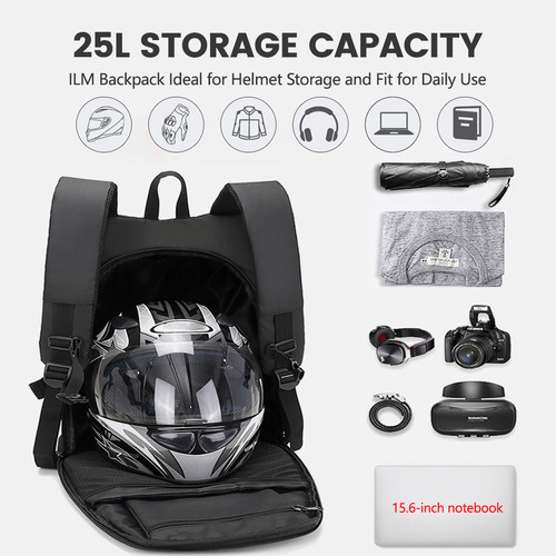 Mochila De Hombre De Material Resistente Al Desgaste, Bolsa