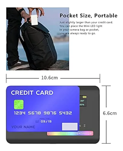 Luz De Video Ulanzi Vl120 Rgb, Luz Led De Bolsillo En La Cám
