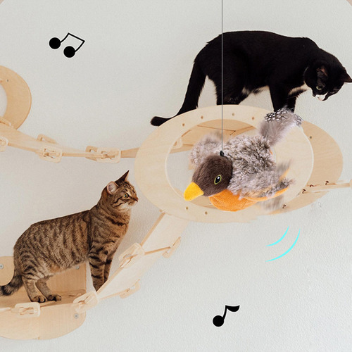 Juguete Para Gatos Con Pájaro Chirriante Juguete Para Pájaro