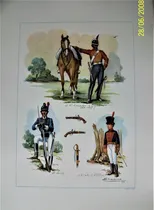 Comprar Marenco Lámina 34 X 46 Uniformes 4º Escuadrón De Cazadores