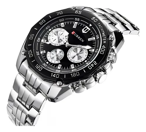 Reloj Para Hombre Curren Business Quartz Con Bisel Original