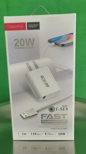 Cargador & Cable Para iPhone De 20w, *itech 