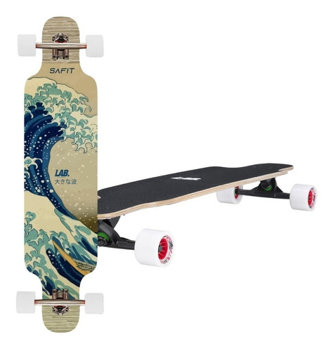 Longboard Completo Trucks Ruedas 95cm Guatambu Principiante