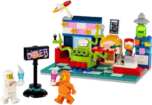 Lego Set Diner Alien Espacial, Edición Limitada, Creativo