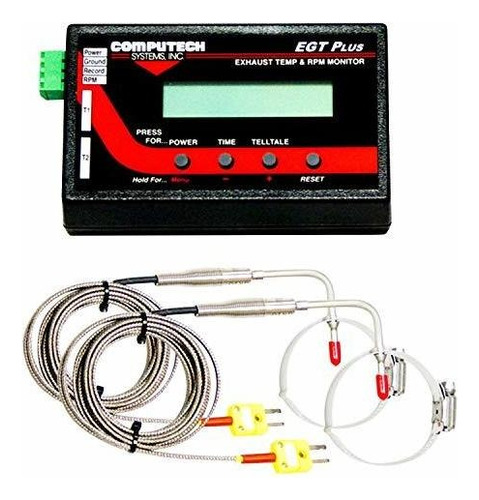 Piezas - Computech 4105-2 Egt Plus Clamp-on Race System