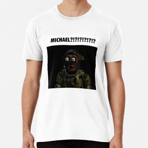 Remera Micheal Springtrap Algodon Premium