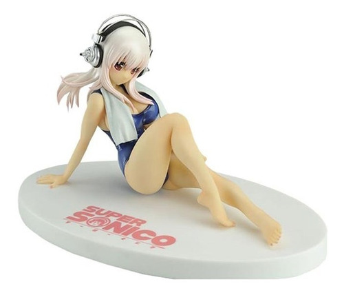 Super Sonico School Swimwear 1/6 Beat Figura Anime Original