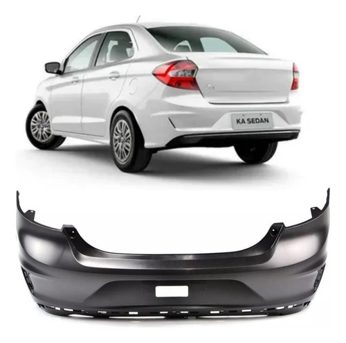 Capa Parachoque Traseiro Ford Ka Sedan 2019 2020 2021 2022