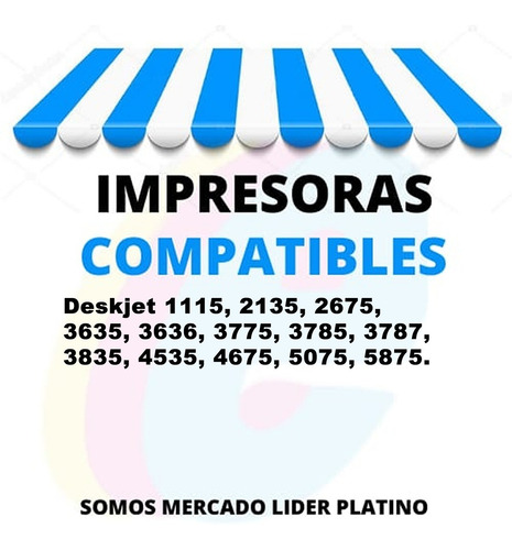 Imagen 5 de 5 de Cartucho Alternativo Gneiss 664xl Negro Para 2135 3635 1115