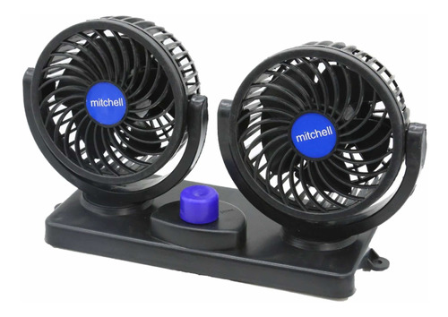 Mini Ventilador Portátil Para Auto 12v Doble