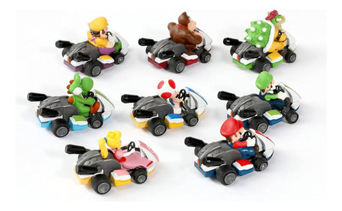 Max Fun Mario Kart Cars Super Mario Toys - Figura De Acción