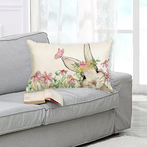 Fundas De Almohada Lumbar De Pascua M Pillowcase 11,81 X 16,