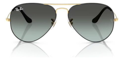 Óculos de sol Ray-ban Aviator RB3025 9271gk 58 cor preta