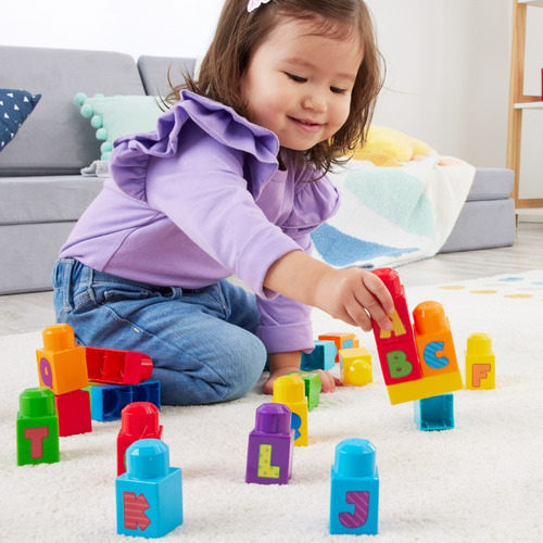 Mega Bloks Juguete De Construcción Abc 30 Bloques