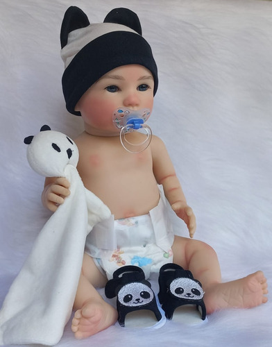 Imagem 6 de 7 de Bebe Menino Silicone Theo Realista Brinquedo Fada