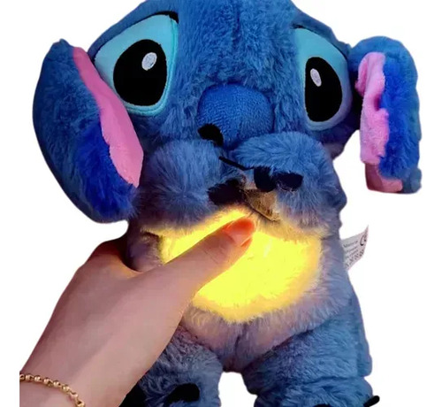 Peluche Stitch Que Alivia Con Luz, Sonido Y Respiración